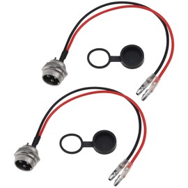 SING F LTD 2PCS Electric Scooter Pointed Type Charging Port Power Cable 215 x 18.6mm Scooter Pointed Charging Interface Plug Power Cord Compatible with Kugoo M4