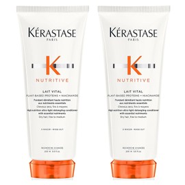 New Kerastase DOUBLE Nutritive Lait Vital High Nutrition Ultra-Light Conditioner With Niacinamide For Dry, Fine To Medium Hair 200ml