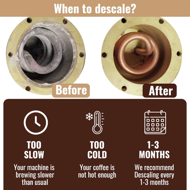 Tupkee Descaler (2 Pack, 2 Uses Per Bottle) - Made