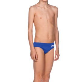 Arena Children's Solid Brief Jr Costume/Slip, red, baby, Solid Brief Jr, Blu reale/bianco