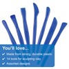 Baker Ross AC443 Plastic Modelling Tools, Perfect for Shaping, Modelling