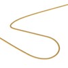 AKA Gioielli® - 925 Sterling Silver Gold-Plated Curb Chain 1.3