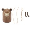 Rustic Hanging Animal Wind Chimes Resin Hand Made Natural Garden