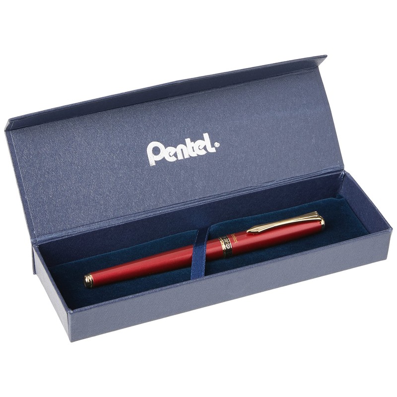 Pentel Sterling Fountain Pen - Garnet Barrel with Gift Box