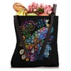 Feather Peacock Lover Artwork Animal Colorful Peacock Bird Tote Bag