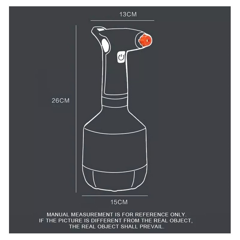 KIKI NEWGAIN Atomizador Eléctrico Pulverizador Riega Desinfecta Carga Usb