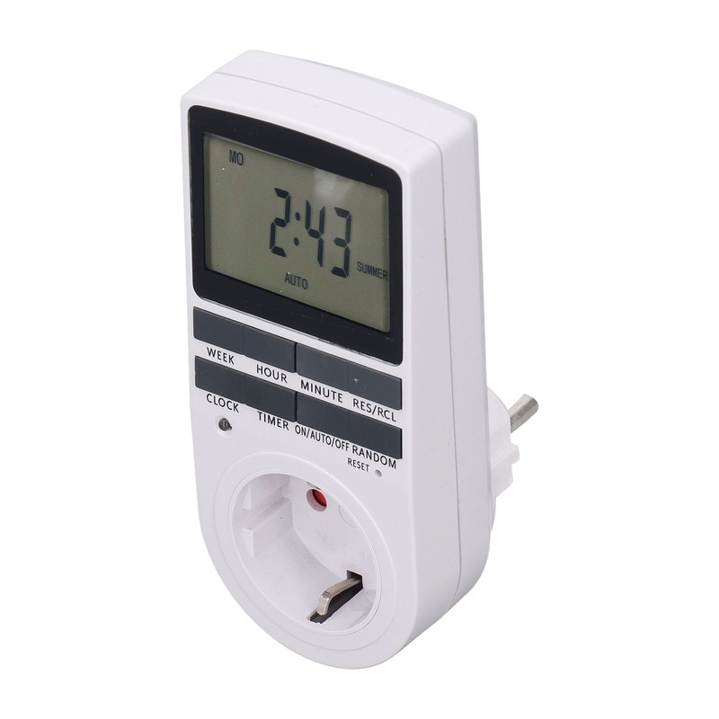 Timer Outlet Digital Intelligent Energy Saving Flame Retardant High Power