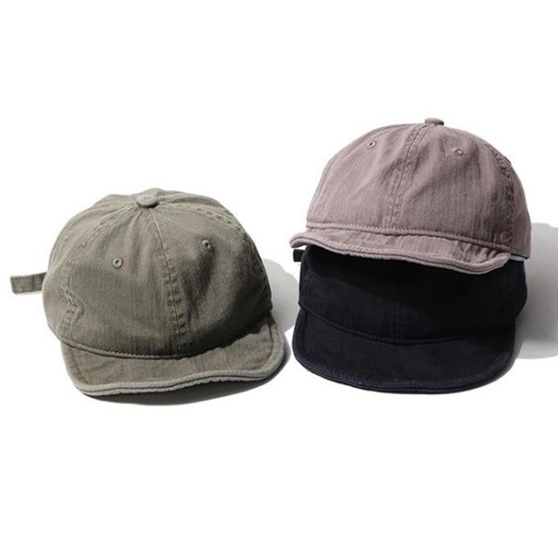 TWO QUILL Men's Cap, Umpire Cap, Short Brim, Large Size,