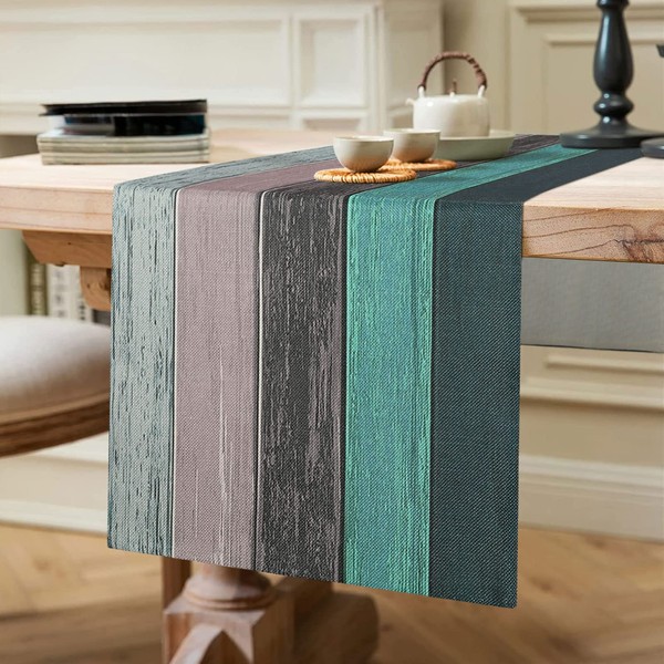 Table Runner Spring Modern Living Room Placemats Green Table Runner