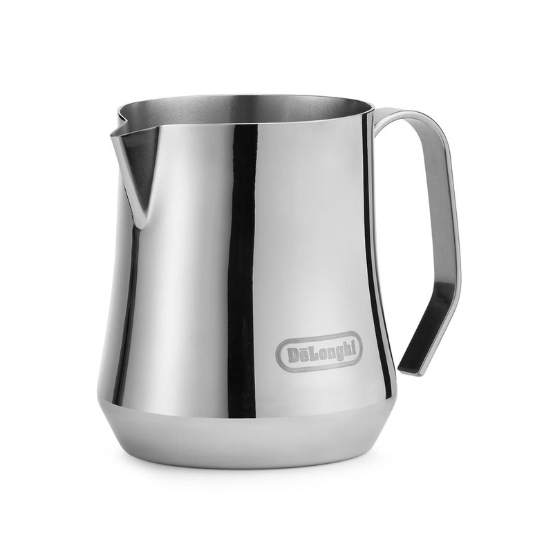 DeLonghi DLSC069 Stainless Steel Milk Jug, 16.9 fl oz (500