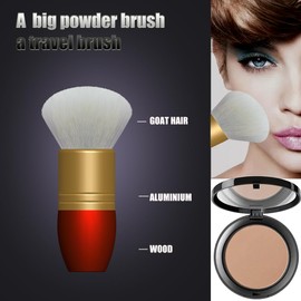 OYE 11pcs professional makeup brush set in which have a small makeup brush like synthetic lipbrush and foundation makeup brush for powder makeup brush, the bristle is animal hair or real hair