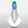 Bike Seat Cushion Shock Absorbing Breathable Comfortable PU High Elasticity