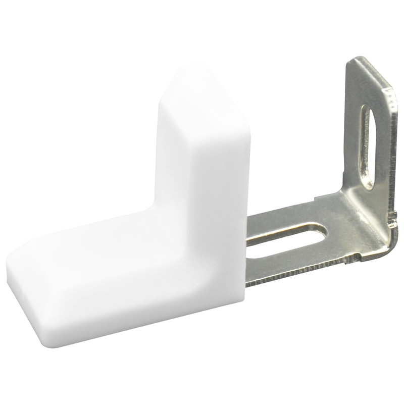 40 PCS L Shape Right Angle Corner Brackets,Shelf Bracket,Plastic Ourside