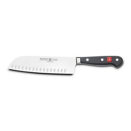 Wüsthof Santoku knife, 7", Black