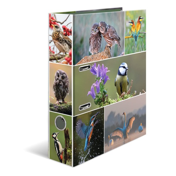 HERMA Lever Arch File Animal Worlds with Home Birds Motif,