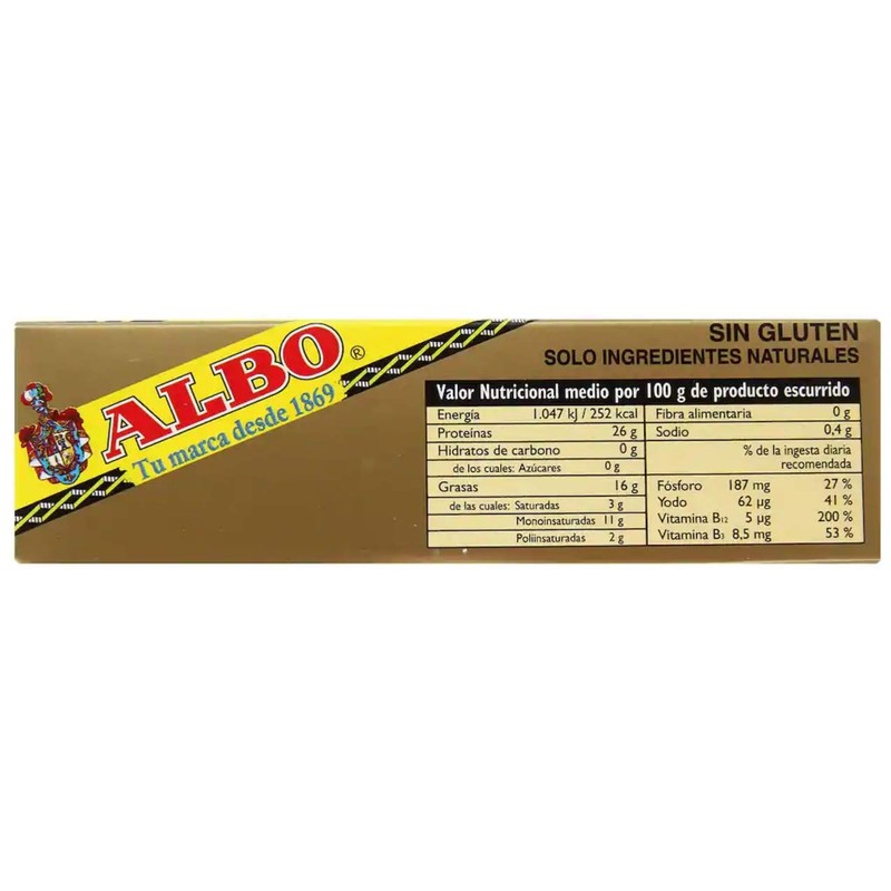 ALBO White Tuna in Olive Oil 112g. Pack 5 units