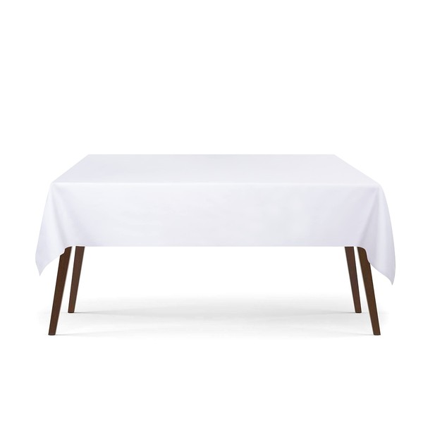 Ramanta Home Rectangle Tablecloth 60x84 inch Washable Polyester Fabric Table