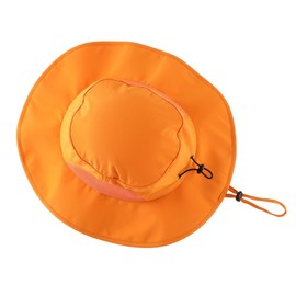 Magracy Men's UPF 50+ Wide Brim UV Protection Safari Hat for Women, orange