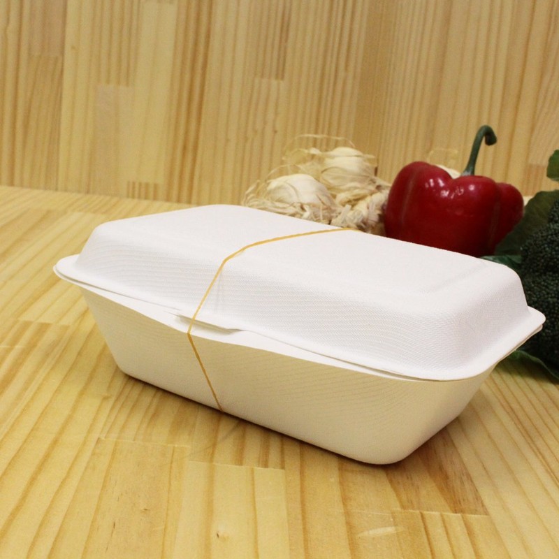 Nakamura ECO Sugarcane Fiber Food Pack, Large (Capacity 20.1 fl