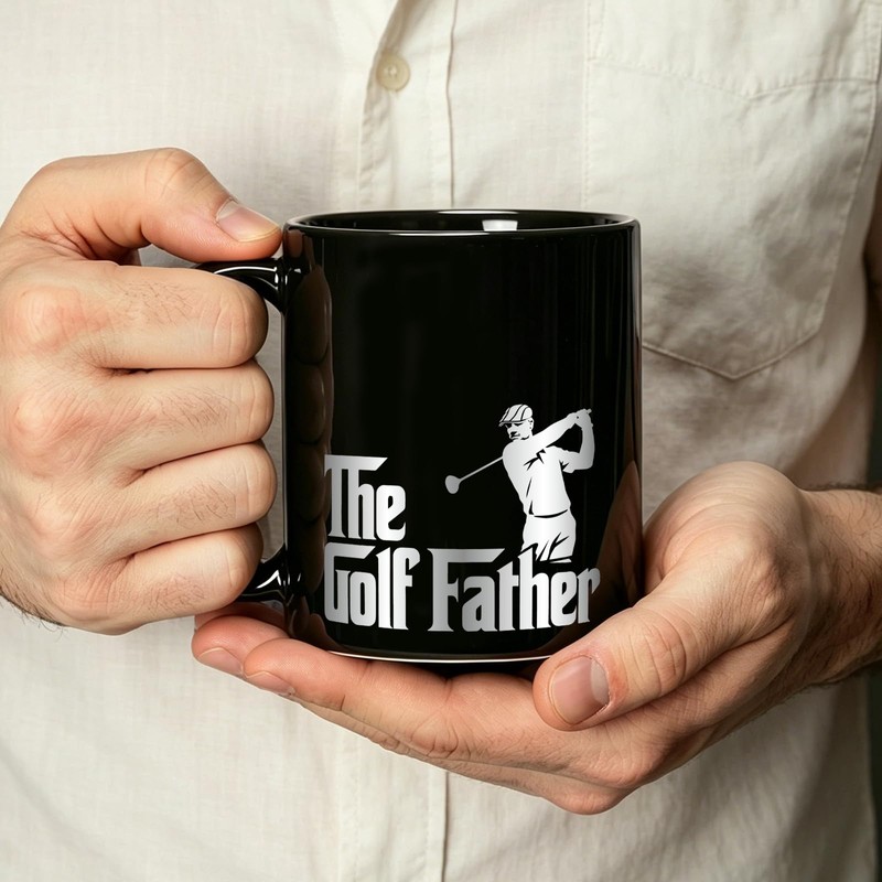 The Golf Father Mug Gift for Father Dad, Funny Golf
