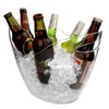 Plastic Drinks Pail Clear - Large Party Tub Drinks Cooler