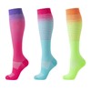 Compression Socks for Women Men, 3 Pairs Graduated Compression Support
