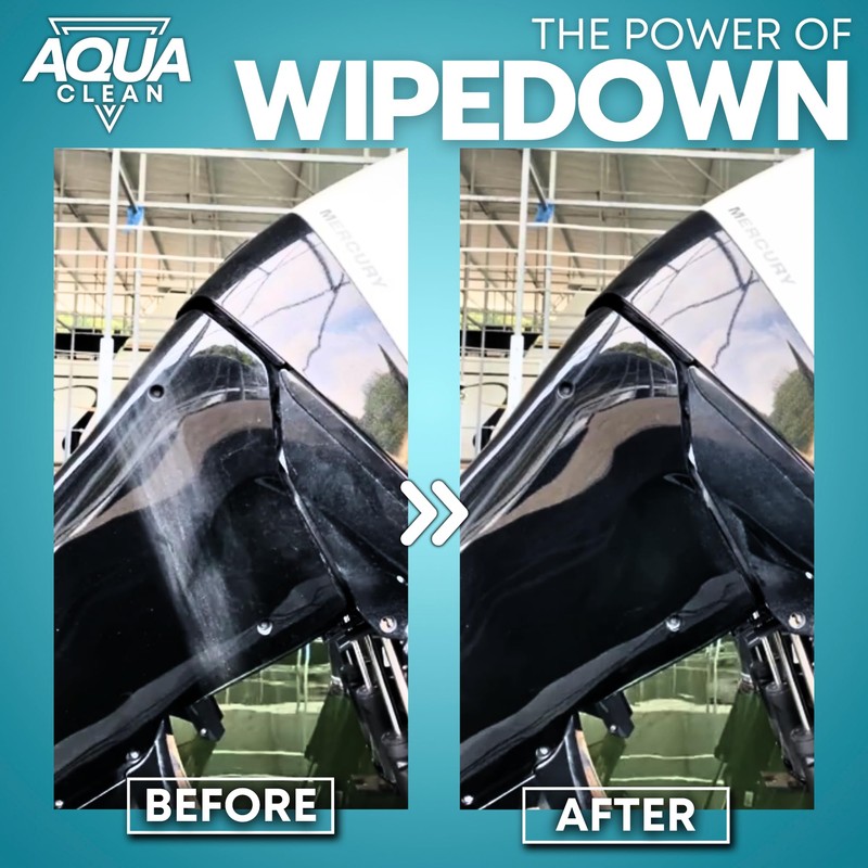 WIPEDOWN 3-in-1 Ceramic Waterless Wash & Quick Detailer | Boat