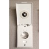 Hayden 2000 White Wall Inlet Valve for Central Vacuum