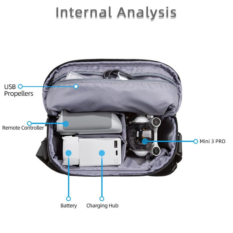 XBERSTAR Original Portable Bag Storage Bag Shoulder Bag for DJI