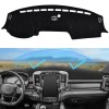 Unbranded Black Dashboard Mat Dash Sun Cover Pad For 2019-2024