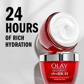 Olay Regenerist Ultra Rich Face Moisturizer, Fragrance-Free, 1.7 Oz
