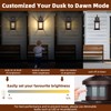 Roravilila Motion Sensor Outdoor Light Fixtures Oil Rubbed Bronze