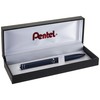 Pentel BL2007 Roller EnerGel Philography Metal Barrel, Dark Blue Barrel