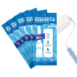 Touch Up Cup Brush & Roller Keeper, Paint Roller Cover Wet Brush Storage Bag, Pack of 6, As Seen On Shark Tank Products