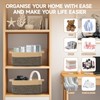 LOVSTORAGE Woven Baskets for Organizing, Cotton Rope Storage Baskets for