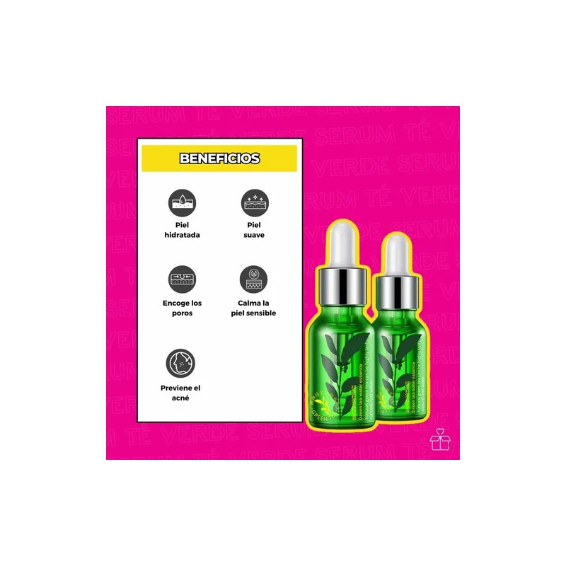 Serum Té Verde Suero Antioxidante Antiedad Rorec