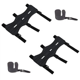 SHENGYIG Set of 2 Archery Arm Guards with Finger Protection, Adjustable Leather Forearm Protection for Right/Left-Handed Users, Ideal for Competition, Training and Hunting, Maximum Performance with Comfort