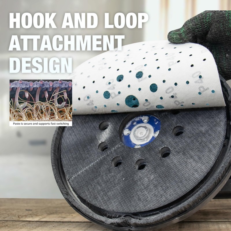 225mm Porous 120 Grit Sanding Discs Hook and Loop Sanding