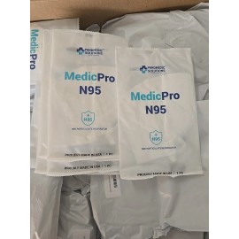 Pandmedic N95 Face Mask Medical Grade. American Made, SEALED 10 Pcs. Individually Wrapped.