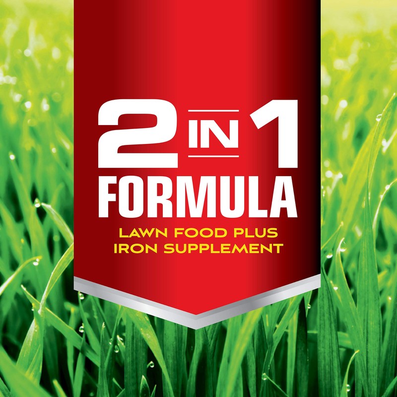 Scotts Green Max Lawn FoodFL, Lawn Fertilizer Plus Iron Supplement