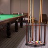 Diegimr Pool Stick Holder Floor Stand, Freestanding Pool Cue Rack