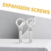 Hocansen 5Pcs Concrete Eye Bolt M8x90mm Expansion Eyebolt Eye Nut