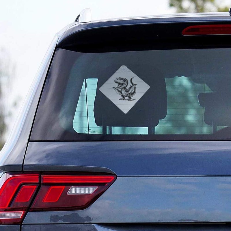 'Happy Baby Pterodactyl' Suction Cup Car Window Sign (CG00028232)