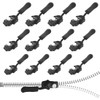 Universal Zip Repair Kit, Removable Replacement Zipper for Zip, Zip