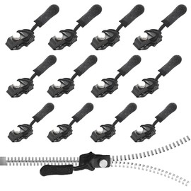 Universal Zip Repair Kit, Removable Replacement Zipper for Zip, Zip Zipper, Zip Set, Zip Fix Kit for Jacket/Coat/Backpack Pack of 12