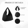 GOKTOW Slouchy Nylon Tote Bag for Women - Large Multi