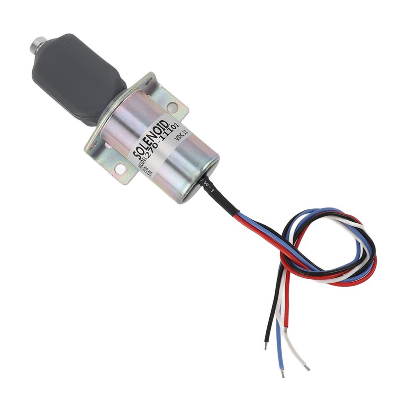 12V Electric Exhaust Solenoid High Accuracy Anti Interference 4 Wire