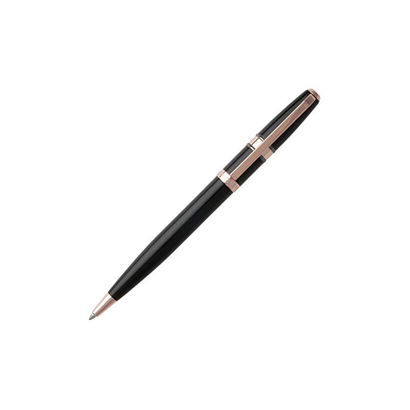 Cerruti Kugelschreiber Madison Black in der Farbe Rose Gold mit