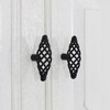 Pxyelec Muted Black Birdcage Nest Twist Cabinet Wardrobe Door Handle