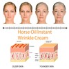 Horse Oil Instant Wrinkle Cream, Anti-Wrinkle Cream, Instant Effect Against